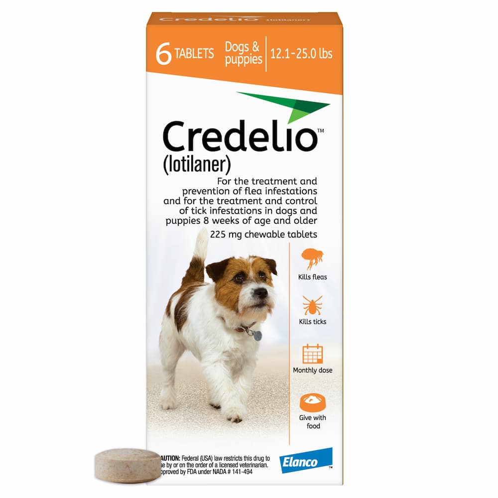 Credelio for dogs packaging